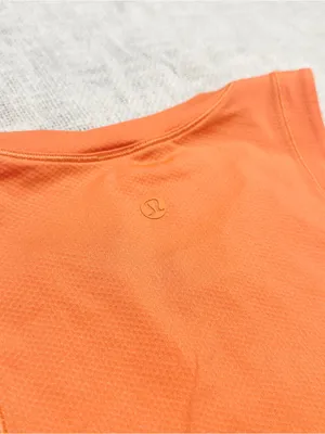 Lululemon Open Back Cropped Training Tank Top - Orange Soda 🍊 Size Measured thumbnail 5