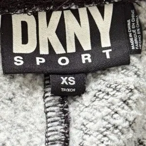 Women's Charcoal Heather Jogger Sweatpants XS Drawstring Athletic Lounge Pants thumbnail 4