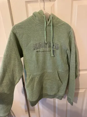 Whidbey island hoodie Green thumbnail 1
