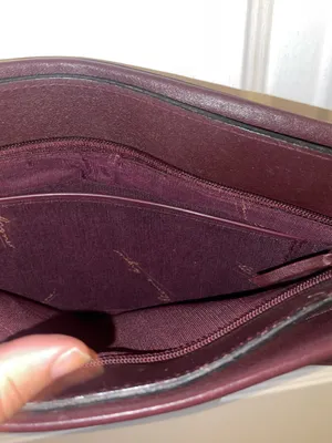 Leather Crossbody Shoulder Bag in Dark Brown thumbnail 3