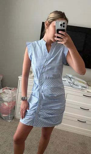 Blue SHEIN work Dress  thumbnail 1