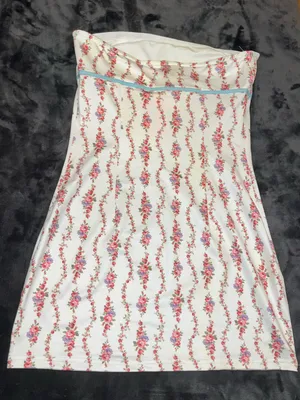 Edikted Jules Print Strapless Minidress Size Medium New with tag thumbnail 7