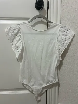 ZARA Bodysuit White thumbnail 2