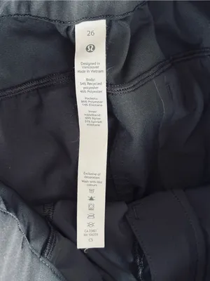 Lululemon Warpstreme High-Rise 7/8 Jogger black size 26 womens thumbnail 5