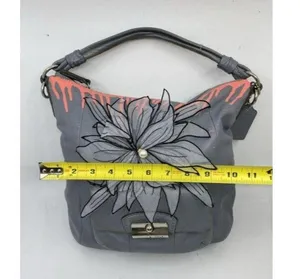 coach w hand customized by me street art gray cora thumbnail 4