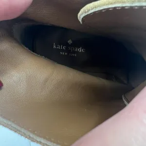 Kate Spade Size 7 Wedge Booties Saundra Tan Suede Lace Up Boots New York Fall thumbnail 8