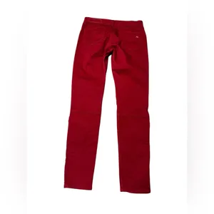 ❤️‎ Rag & Bone Red Skinny Moto Jeans 🔥 Zip Detail Size 29 thumbnail 4