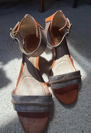 Frye leather wedges thumbnail 1
