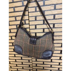 Croft & Barrow Brown Plaid Hobo‎ Bag thumbnail 2