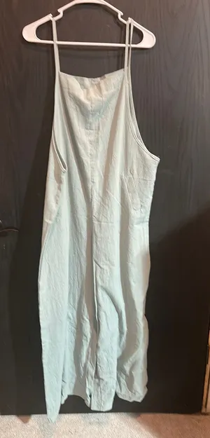 Amazon Jumper sage green with pockets thumbnail 1