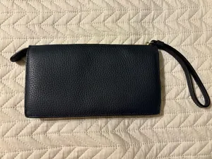 Kate Spade Wallet Leather Navy thumbnail 3