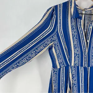 Free People‎ After The Storm Maxi Dress Button Front Paisley 3/4 Sleeve Boho thumbnail 13