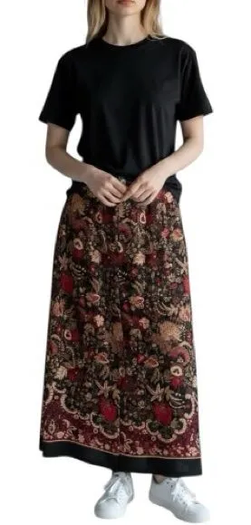 Vintage RL Richard Size 16 Floral Maxi Skirt thumbnail 1