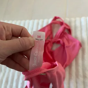 NWOT Juicy Couture Pink One-Piece Swimsuit thumbnail 6