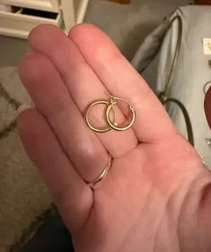 Gold hoops from Craig Husar Designs thumbnail 1