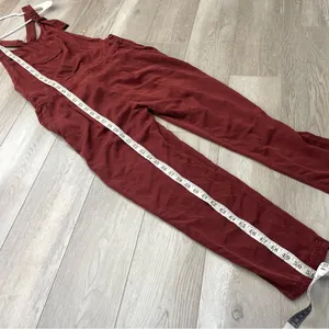 Free People Overalls Jumpsuit utility tback womens Red (xsmall) boho casual thumbnail 7