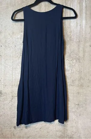 🎀 Aritzia Sunday Best Navy Blue Mini Dress SIZE SMALL thumbnail 3