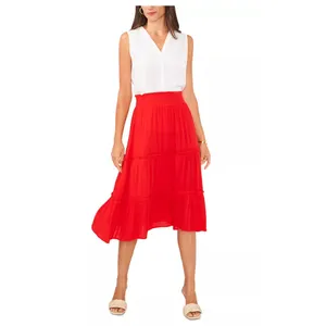VINCE‎ CAMUTO Tiered Maxi Skirt Size Large thumbnail 2