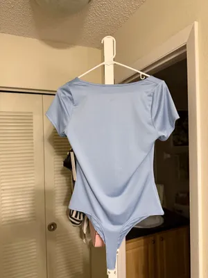 Baby blue body suit Size L thumbnail 2