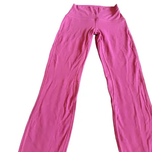 Lululemon High Waisted Full Length Leggings Pink Stretch Comfort Luxury Size 2 thumbnail 3