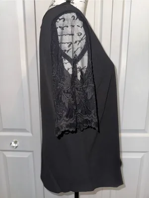 Lulu's Black Short Sleeve Lace Blouse thumbnail 6