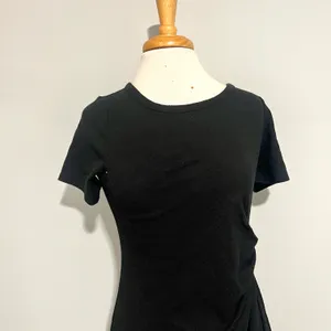 A Pea in the Pod Black Short Sleeve Maternity Dress thumbnail 2