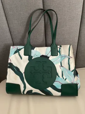 Tory Burch Elle Patent Tote bag thumbnail 1