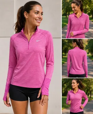 Nike Dri-Fit Women’s Medium Quarter-Zip Running thumbnail 2