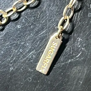 sugarfix by baublebar gold druzy necklace rhinestones thumbnail 4