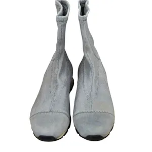 Free People Astral Sneaker Boot Mid-Calf Gray Size 36‎ Womens Knit Fabric Rubber thumbnail 6