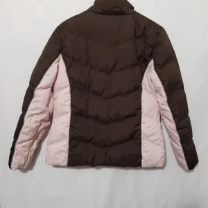 Maralyn & Me M Pink Brown Gorpcore Puffer Ski Jacket thumbnail 8