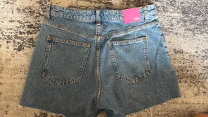 Zara boyfriend denim shorts  thumbnail 3