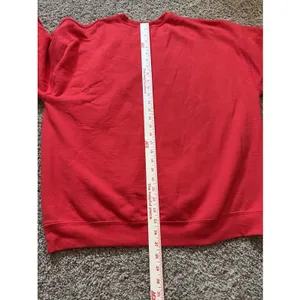Red Mickey & Minnie Mouse Sweetheart Locket Embroidered Crew Neck Sweatshirt XL thumbnail 8