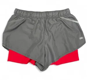 LEG3ND 2-in-1 Running Shorts – Gray / Red thumbnail 1