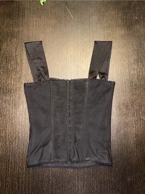 Edikted Marcella Wide Strap Mesh Corset Festival Whimsigoth Romantic Grunge thumbnail 4