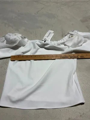 Strut & bolt NWT Off-Shoulder White LONG Sleeve Women's Top medium MSRP$65 thumbnail 10