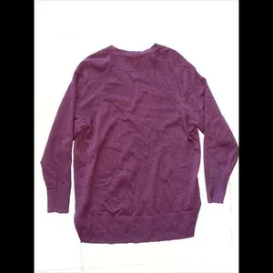 Ann Taylor Women's Wool Blend 3/4 Sleeve Sweater Size S‎ Maroon thumbnail 3