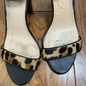 J CREW COLLECTION Lanie Calf-Hair Stacked Heel Shoe 7 thumbnail 3