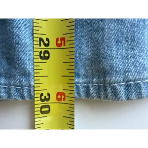 Vintage 90s Express Chambray Denim Button Down Women's Shirt Size Large thumbnail 8