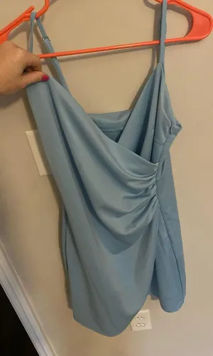 NWOT medium short/party blue cocktail dress thumbnail 1