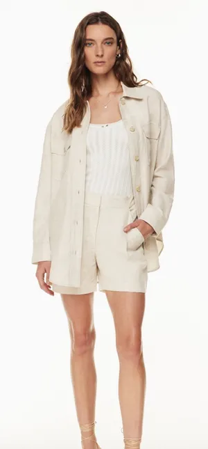Aritzia Wilfred Fable Linen Mid-Thigh Short thumbnail 1