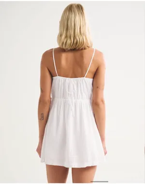 Ruched Channeled Skort Abercrombie thumbnail 3