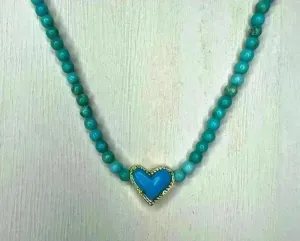 Kendra Scott Beaded Ari Heart Necklace thumbnail 1