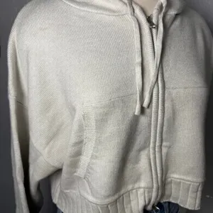 Edikted Russell Knit Hooded Cardigan, Light Grey, XS thumbnail 2