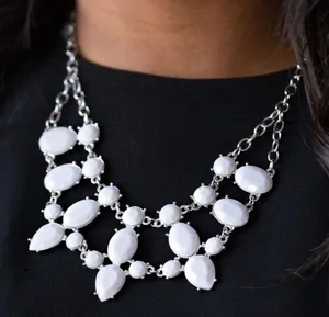 Paparazzi Necklace Set - Goddess Glow - Silver thumbnail 1