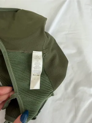 aerie Dark Green Longline Padded Bralette thumbnail 3