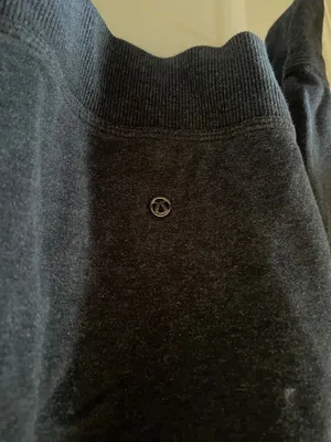 Lululemon Stress Less Hoodie Heathered Naval Blue Size 12 thumbnail 14