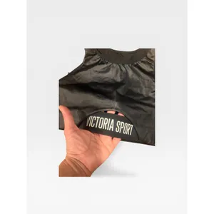 Victoria Sport "The Player" Racerback Sports Bra - Black Shiny Metallic Cutout M thumbnail 4