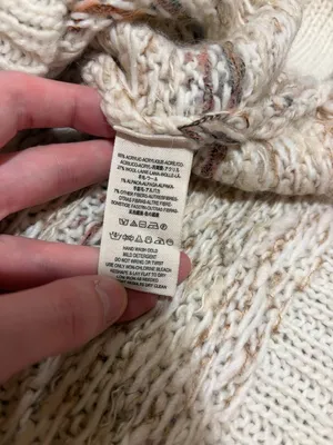 Free People Snow Bunny Sweater Vest Oversized Turtleneck Fair Isle thumbnail 15