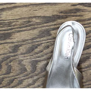 Calvin Klein Womens Mule Dainty Pumps KCDAINTY Silver Gray 7M thumbnail 7